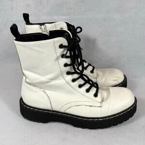 Sincerely Jules Harley Combat Boots Womens Size 9M Biker Shoes